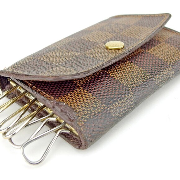 Louis Vuitton Key Case Damier Damie Canvas Authentic USED - Picture 3 of 8